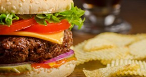 Classic lunch special with a hot sandwich and homemade soup